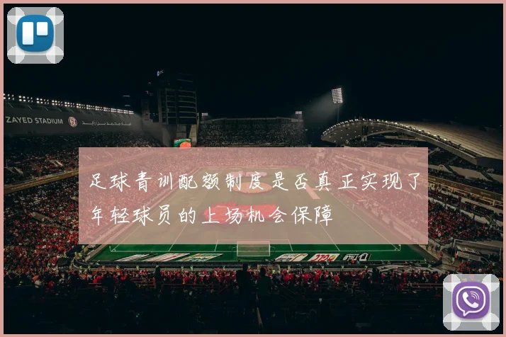 足球青训配额制度是否真正实现了年轻球员的上场机会保障